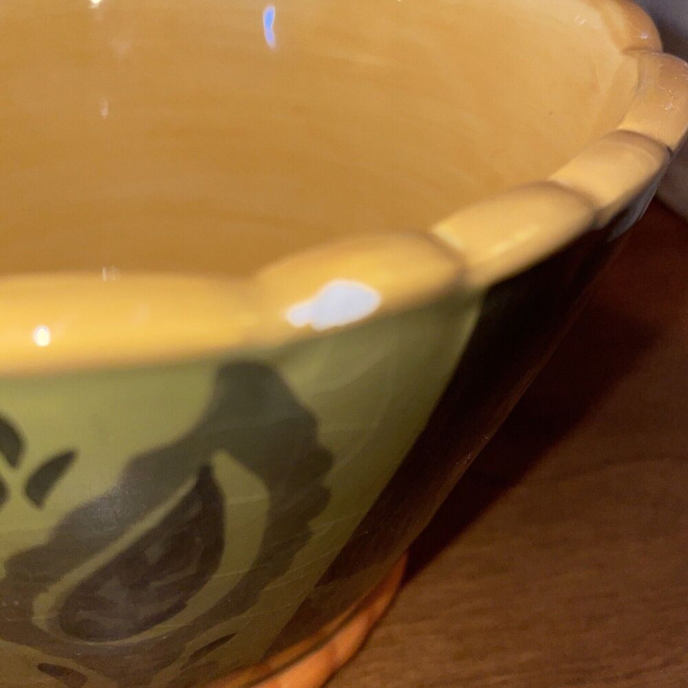 222 Fifth Folkloria Arabian Flower Bowl 3.5 Inches X 6 Inches CHIPPED RIM - Picture 7 of 12